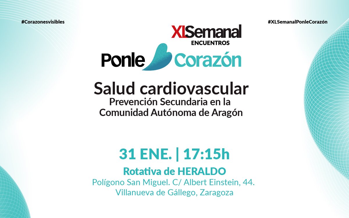 El encuentro Ponle corazón | Zaragoza | 2024 | ‘Salud cardiovascular, prevención secundaria en la Región de Aragón’