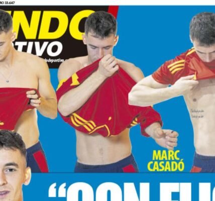 Marc Casadó y la Selección, protagonistas de las portadas de hoy